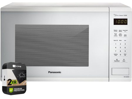 Panasonic 1.3 Cu. Ft. 1100W Countertop Microwave Oven in White + 2 Year Warranty on Sale