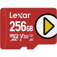 Lexar PLAY 256GB microSDXC UHS-I Memory Card, Up to 150MB s Read Online now