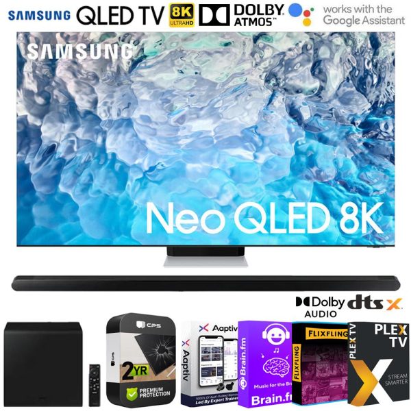 Samsung QN85QN900B 85  Neo QLED 8K Smart TV w  Soundbar + Warranty Bundle Online now