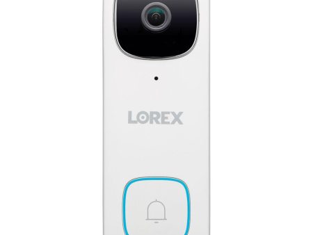 Lorex 2K Wired Video Doorbell, White (B451AJD-E) - Open Box Discount