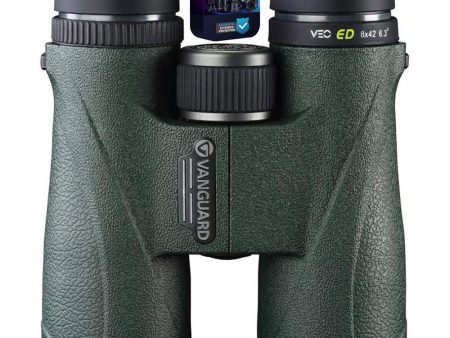 Vanguard 8x42 ED Glass Binoculars with 7 Year Extended Warranty Fashion