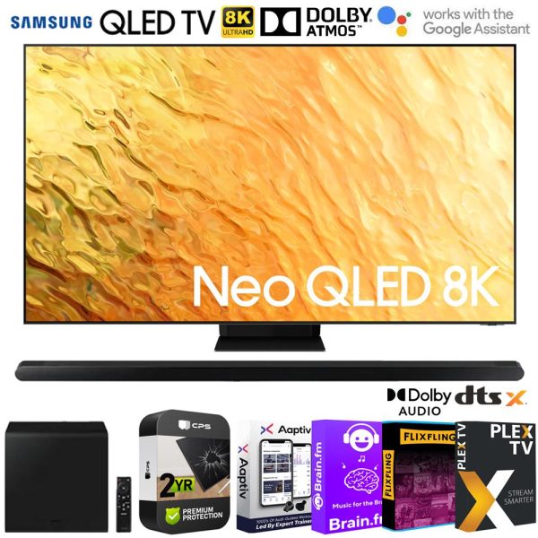 Samsung 85 Inch QN800B Neo QLED 8K Smart TV w  Soundbar + Warranty Bundle Online now