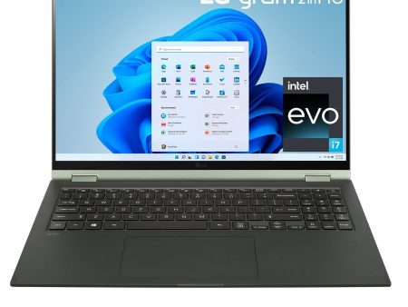 LG Gram 16T90Q 2-in-1 16  Tablet Laptop, Gen i7-1260P, 32GB RAM 2 TB SSD, Green Discount