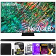 Samsung QN85QN90BA 85  Neo QLED 4K Smart TV w  Soundbar + Warranty Bundle Hot on Sale