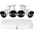 Lorex 4K Security Camera System, Fusion 8-Channel 3TB NVR with 4 Cameras Fashion