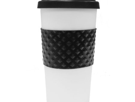 Deco Gear 16-Ounce Capacity Reusable To Go Travel Mug - Black Sale