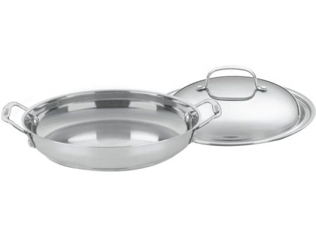 Cuisinart Chef s Classic 12-Inch Stainless Everyday Pan with Dome Cover Online now