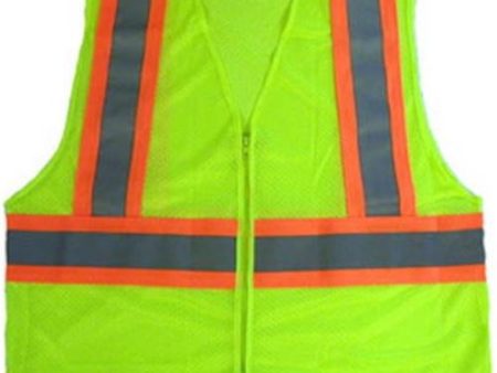 Samsung CLIISV Class 2 Neon Green Safety Vest For Cheap