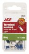 Ace Insulated Wire Ring Terminal Blue 7 pk on Sale