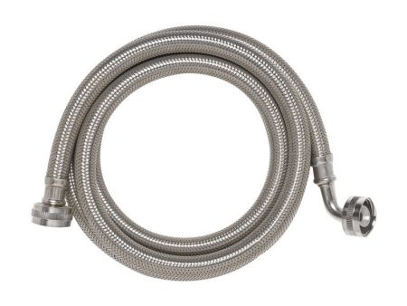 Ace 3 4 in. Hose Thread X 3 4 in. D Hose Thread 4 ft. Stainless Steel Supply Line Online Sale