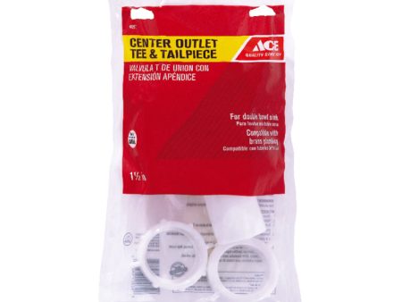 Ace 1-1 2 in. D Plastic Tee and Tailpiece Sale