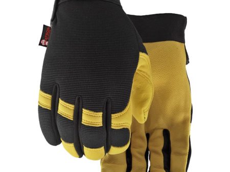 Watson Gloves Flextime Women s High Performance Protection Gloves Black Yellow S 1 pk Online Sale