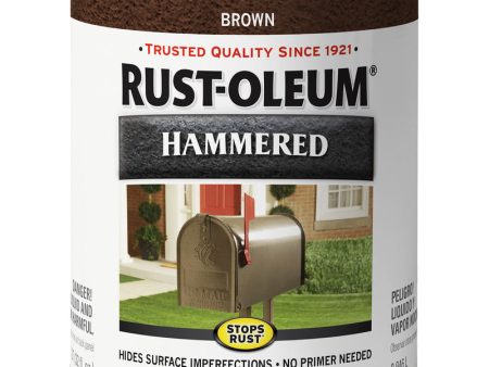 Rust-Oleum Stops Rust Indoor and Outdoor Hammered Brown Oil-Based Alkyd Resin Rust Prevention Paint Discount