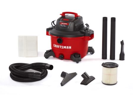 Craftsman 12 gal Corded Wet Dry Vacuum 10.5 amps 120 V 6 HP Cheap