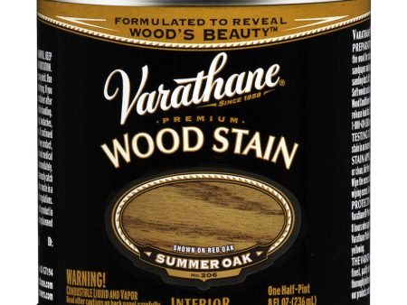 Varathane Premium Semi-Transparent Summer Oak Oil-Based Urethane Modified Alkyd Wood Stain 0.5 pt Hot on Sale