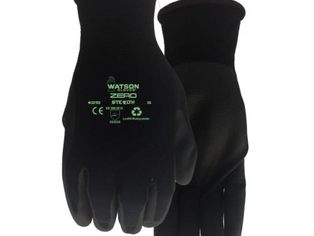 Watson Gloves Stealth Zero S Nitrile Nylon Black Gloves Sale