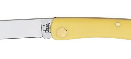 Case Sod Buster Jr. Yellow Chrome Vanadium 3.63 in. Pocket Knife Online now