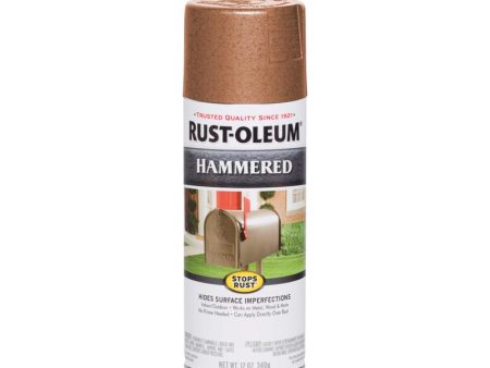 Rust-Oleum Stops Rust Hammered Copper Spray Paint 12 oz Cheap