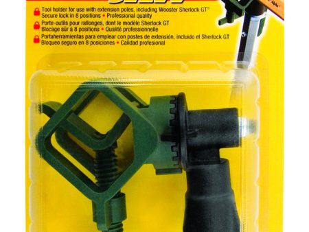 Wooster Lock Jaw 1-3 8 in. D Plastic Tool Holder Green on Sale