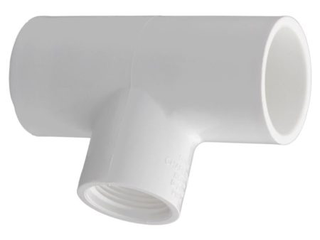 Charlotte Pipe Schedule 40 1 in. Slip X 3 4 in. D Slip PVC Reducing Tee 1 pk Fashion