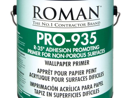 Roman R-35 Clear Water-Based Acrylic Wallcovering Primer 1 gal Hot on Sale