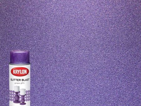 Krylon Glitter Blast Grape Glitz Spray Paint 5.75 oz For Cheap