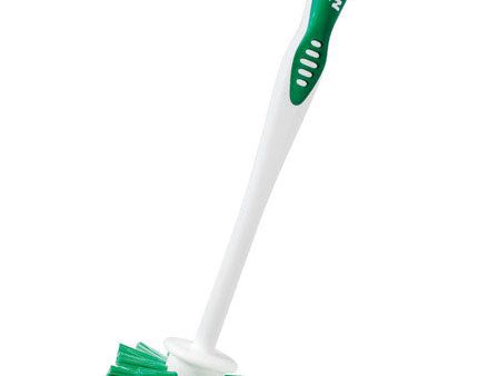 Libman 1 in. W Hard Bristle 14 in. Plastic Rubber Handle Bowl Brush For Discount