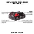 Milwaukee M18 RedLithium CP 2 Ah Lithium-Ion Compact Battery 1 pc Hot on Sale