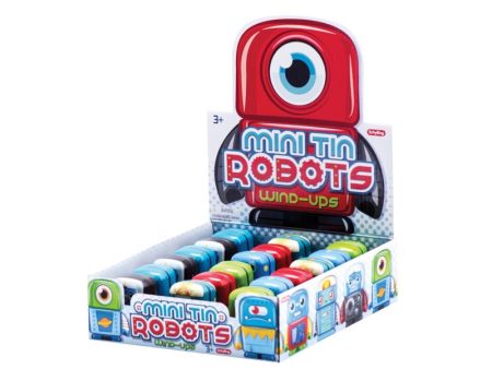 Schylling Mini Tin Robots Retro Toy Assorted Online Hot Sale