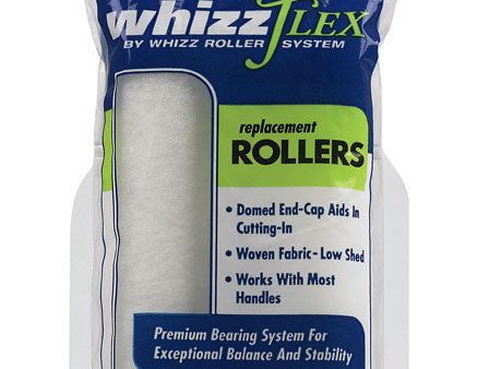 Whizz Woven 6.5 in. W X 3 8 in. Mini Paint Roller Cover 2 pk For Sale