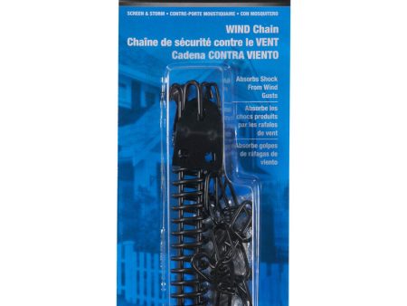 Wright Galvanized Black Steel Spring & Chain Door Retainer 1 pk Cheap