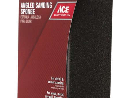 Ace 5 in. L X 3 in. W 80 Grit Medium Sanding Sponge For Discount