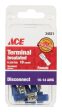 Ace Insulated Wire Female Disconnect Blue 10 pk Hot on Sale