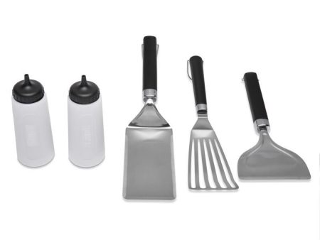 Weber Stainless Steel Flat Top Set 5 pc Online now