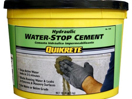 Quikrete Hydraulic Water Stop Cement 10 lb Hot on Sale