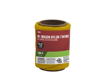 Ace 100 ft. L Gold Braided Nylon Twine Online Hot Sale