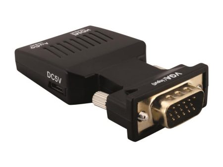 Monster Just Hook It Up VGA to HDMI Converter 1 pk Cheap