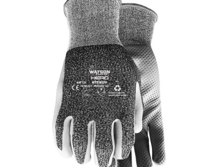 Watson Gloves Stealth L Nitrile Polyester Knit Hero Black Gloves Sale