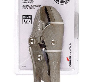 Crescent 7 in. Alloy Steel Straight Jaw Locking Pliers Hot on Sale