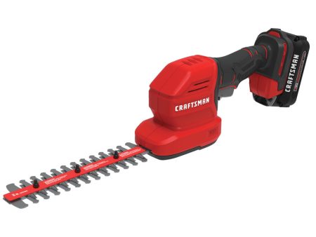 Craftsman V20 CMCSS800C1 8 in. Battery Hedge Trimmer with Shrub Shear Kit (Battery & Charger) Discount