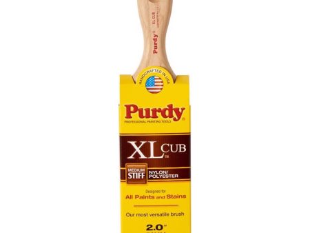 Purdy XL Cub 2 in. Medium Stiff Angle Trim Paint Brush For Discount