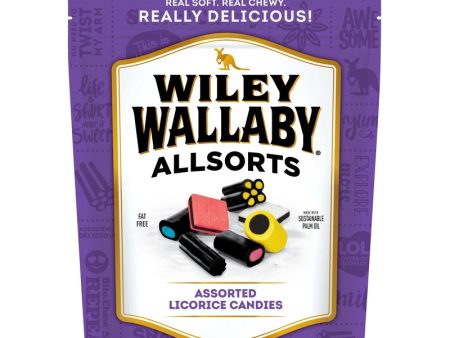 Wiley Wallaby Australian Style Allsorts Assorted Gourmet Licorice 8 oz Discount