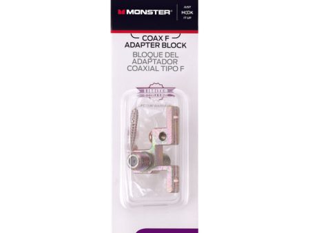 Monster Just Hook It Up F-Connector F Grounding Block 1 pk Fashion