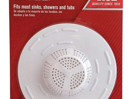 Ace 5 in. D Plastic Sink Strainer White For Cheap