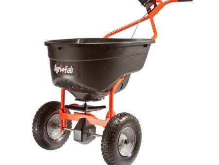 Agri-Fab 12 ft. W Push High-Output Spreader For Fertilizer Ice Melt Seed 130 lb. cap. Hot on Sale