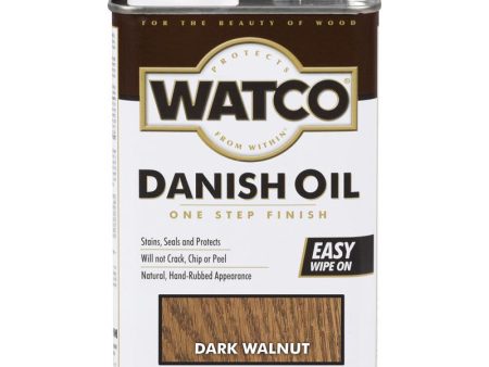 Watco Transparent Dark Walnut Oil-Based Danish Oil 1 pt Hot on Sale