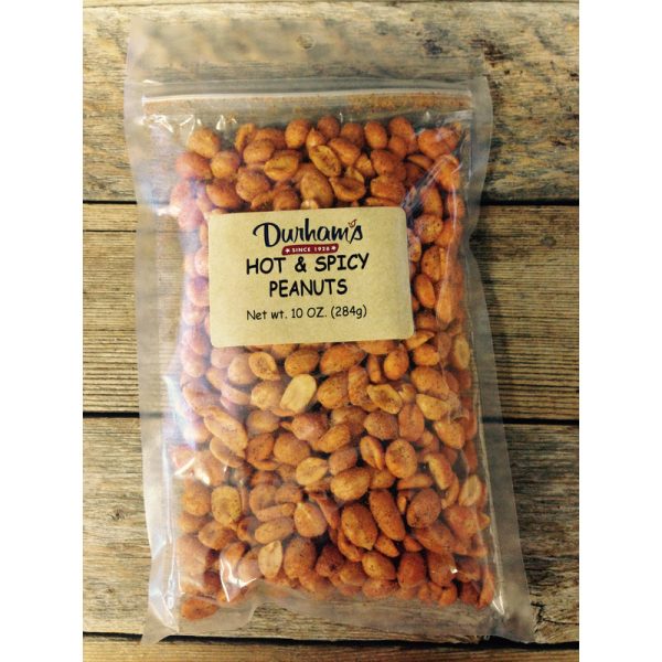 Durhams Hot and Spicy Peanuts 10 oz Bagged Cheap