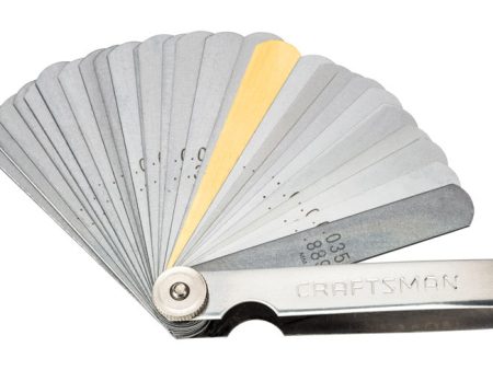 Craftsman 6-8 9 in. L X 2-3 4 in. W 32-Blade Feeler Gauge 0.04 in. Silver 1 pc For Cheap