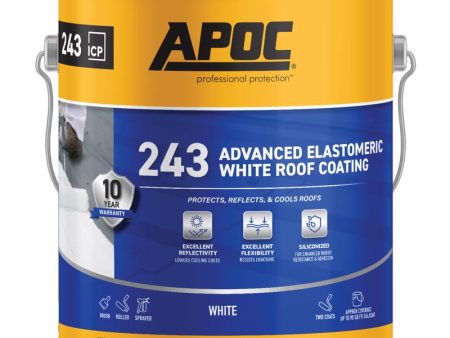 APOC Gloss White Acrylic Roof Coating 1 gal Discount