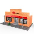 Ace Hardware Store Brick Set ABS Polypropylene 215 pc Hot on Sale